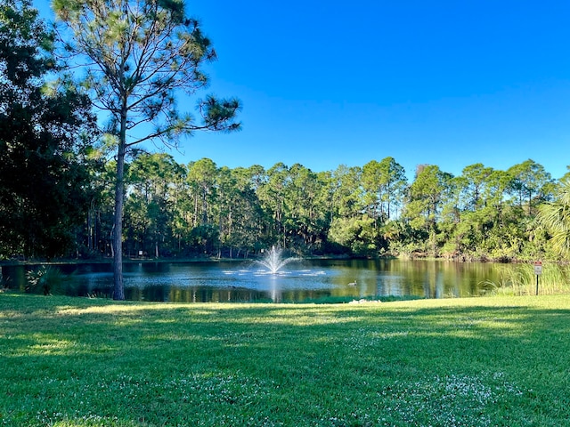 property view of water