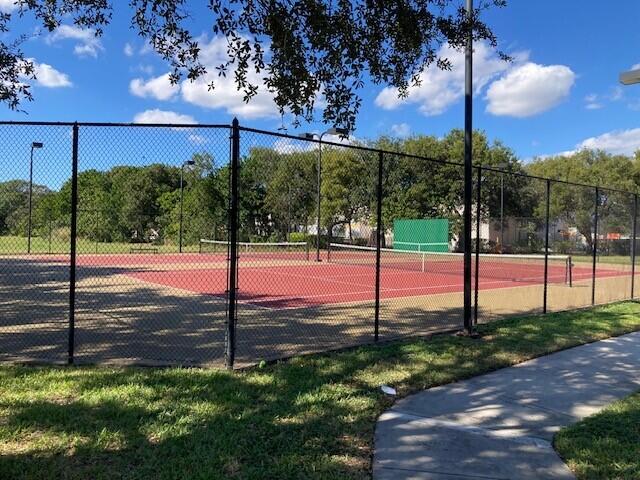 view of tennis court