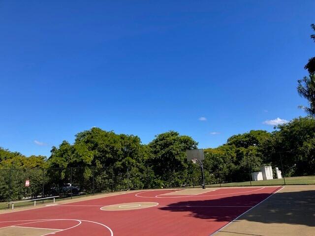 view of sport court