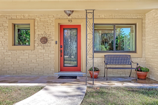 view of property entrance