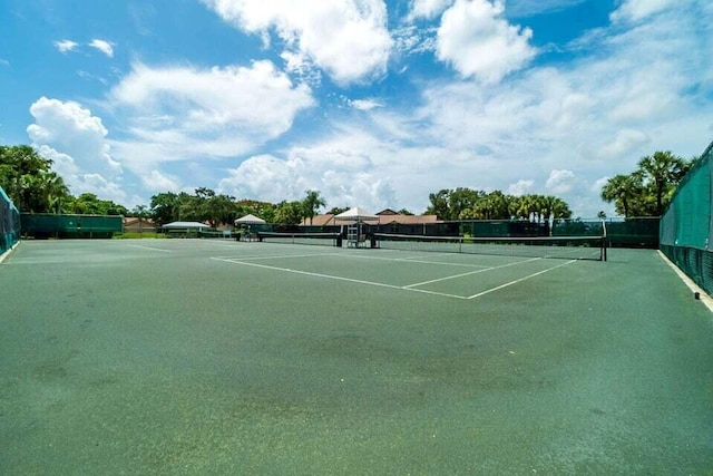 view of sport court