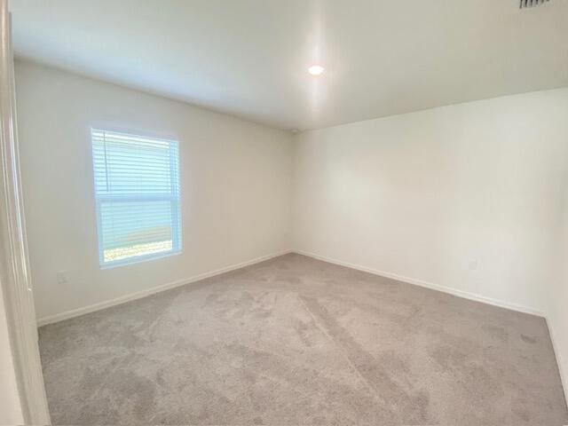 empty room with light carpet