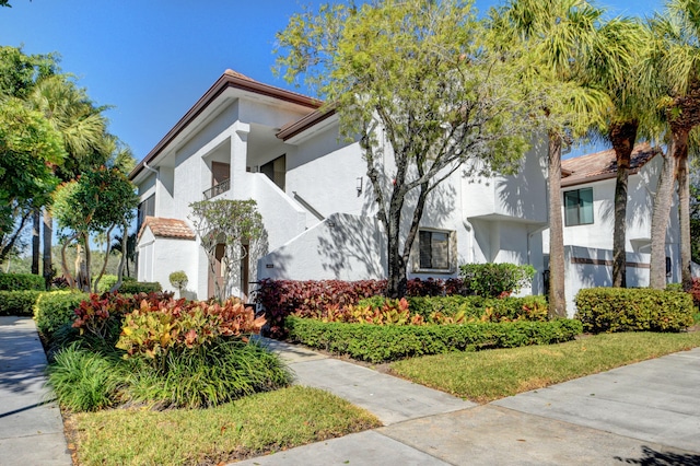 view of mediterranean / spanish house