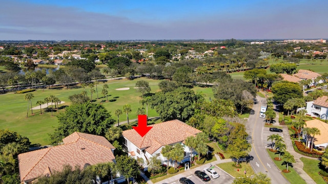 7230 Clunie Pl Unit 15403, Delray Beach, FL 33446 - aerial perspective of suburban area featuring a golf course