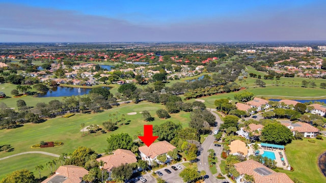 7230 Clunie Pl Unit 15403, Delray Beach, FL 33446 - view of property location with a large body of water, a golf club, and nearby suburban area