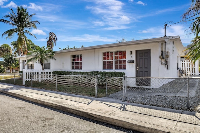 view of ranch-style house