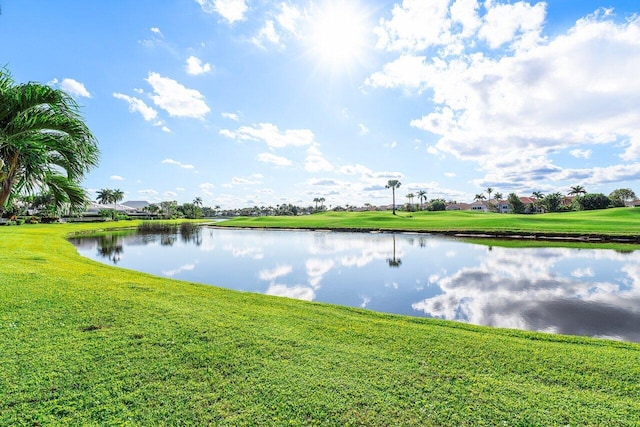 property view of water