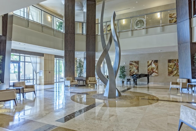3610 Gardens Pkwy Unit 503A, Palm Beach Gardens, FL 33410 - lobby featuring a high ceiling