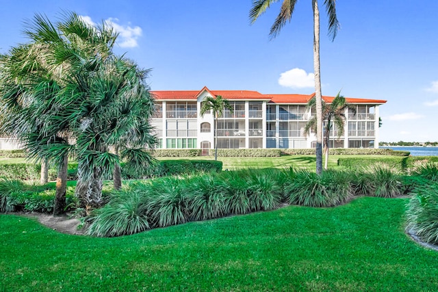 view of property featuring a water view