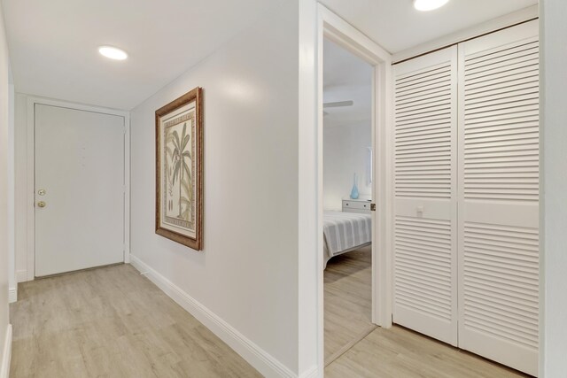 doorway to outside featuring dark hardwood / wood-style flooring