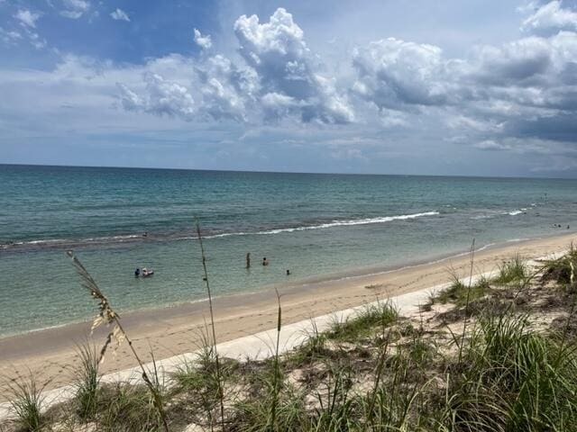 water view featuring a view of the beach