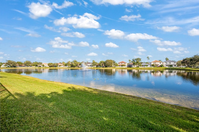 property view of water