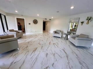 view of unfurnished living room