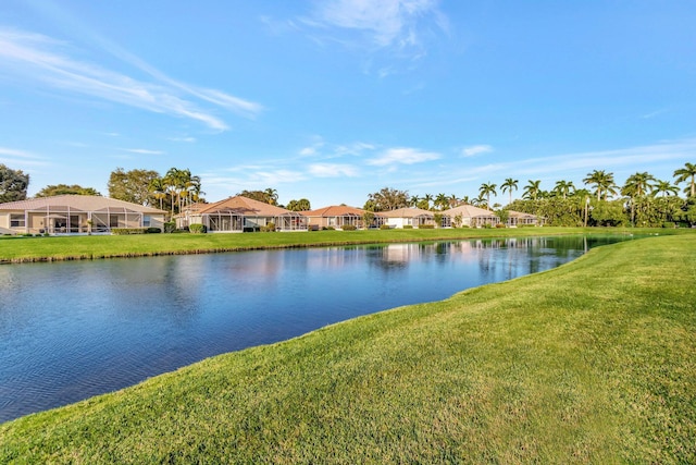 property view of water