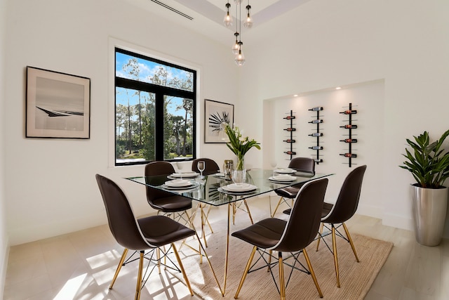 view of dining room