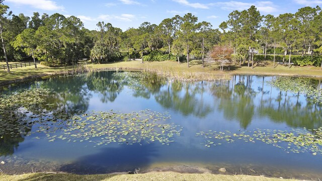 property view of water