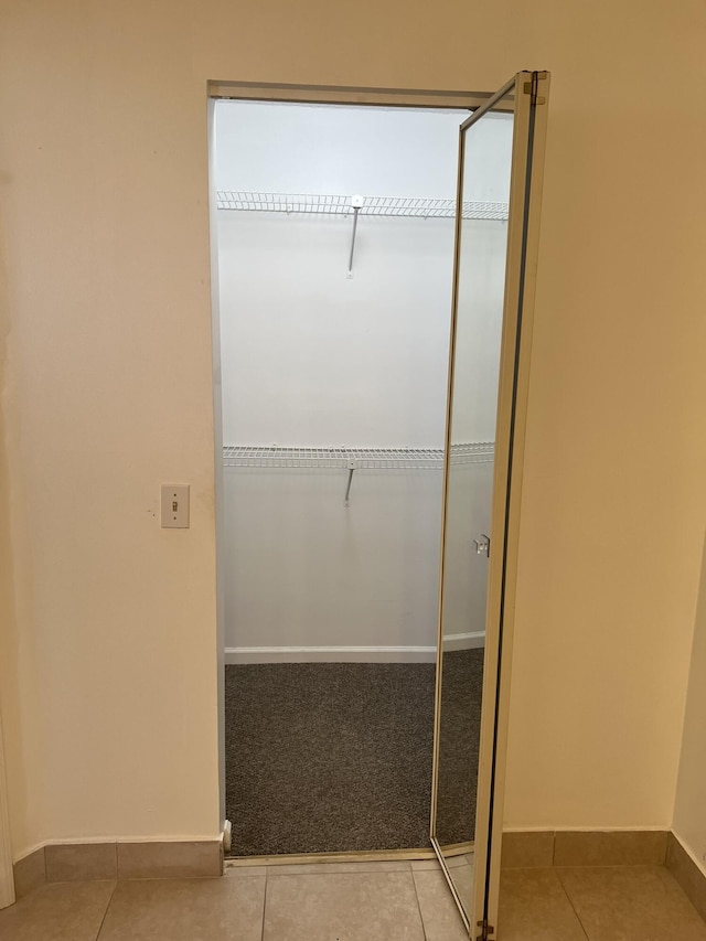 view of closet