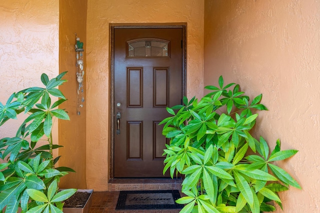 view of entrance to property