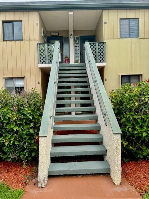 view of stairs