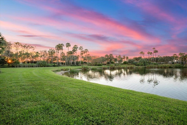 property view of water