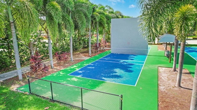 view of basketball court