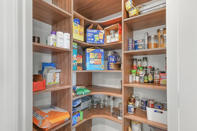 view of pantry