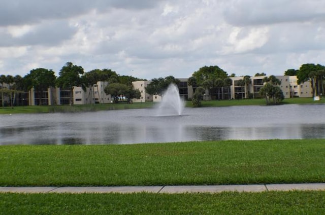 view of water feature