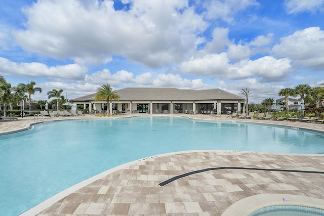 community pool featuring a patio