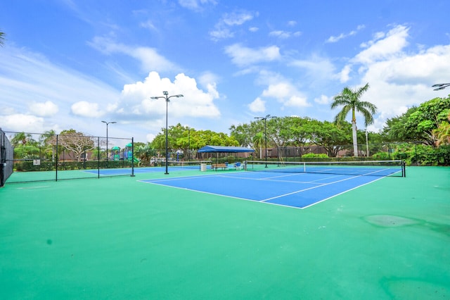 view of sport court with basketball court