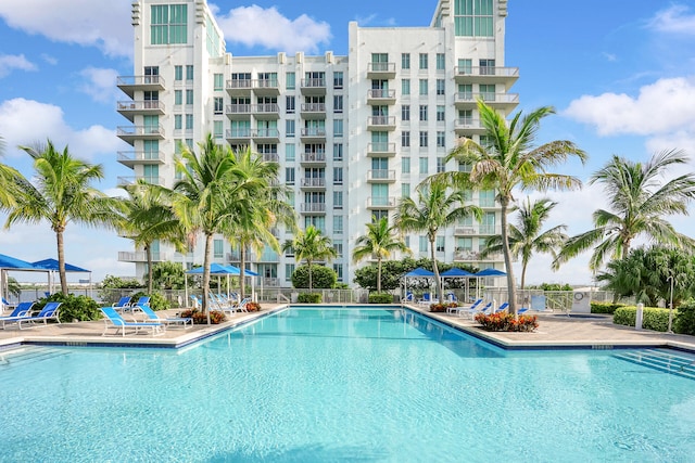 view of swimming pool