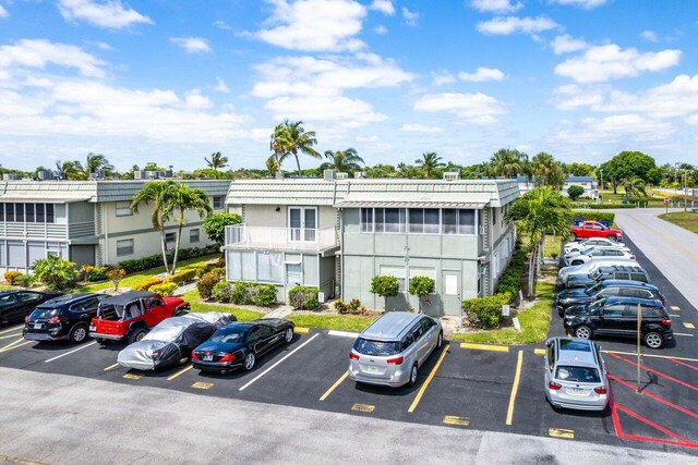 view of uncovered parking lot