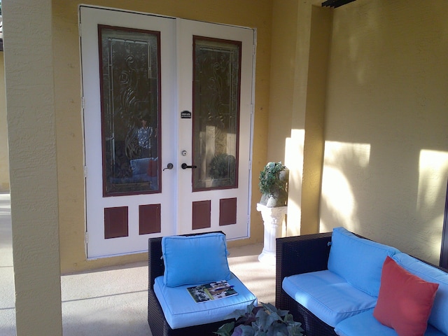 view of patio / terrace with french doors