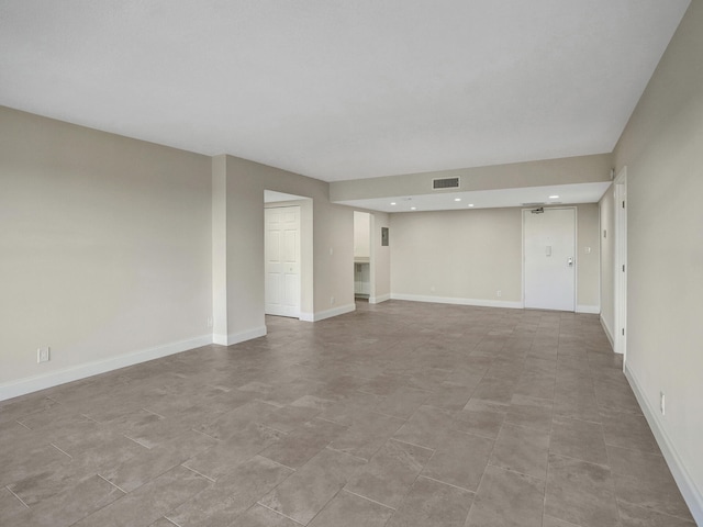 view of unfurnished living room