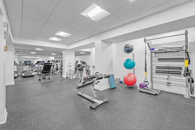 view of exercise room