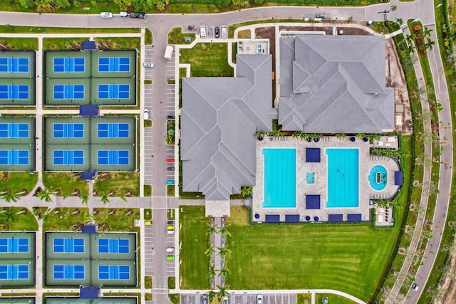 view of sport court featuring basketball court