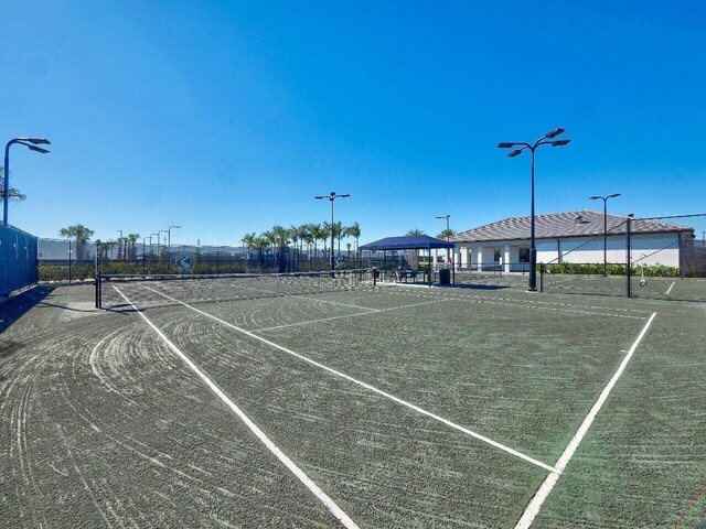 view of sport court