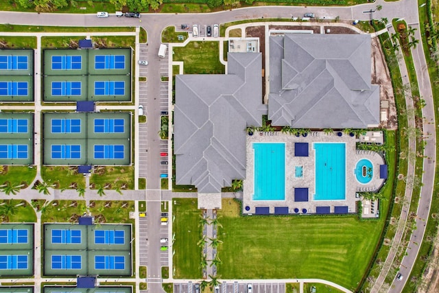 11282 SW Sea Cove Ln, Port Saint Lucie, FL 34987 - aerial view of a pool