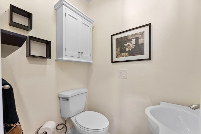 bathroom with toilet