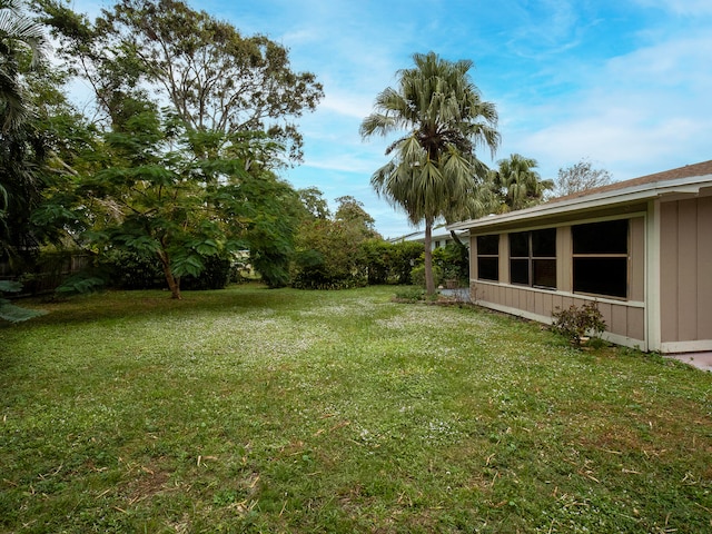 view of yard