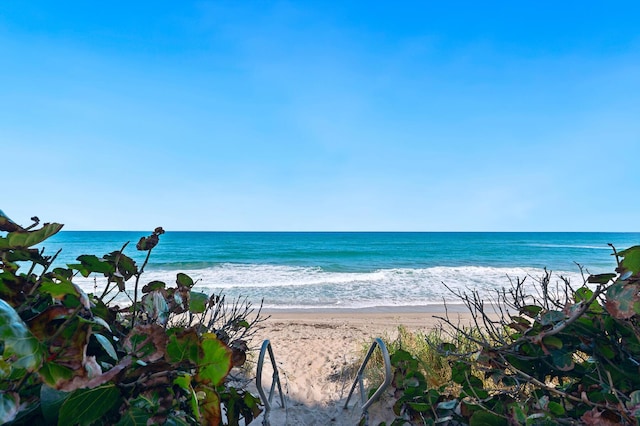 water view with a beach view