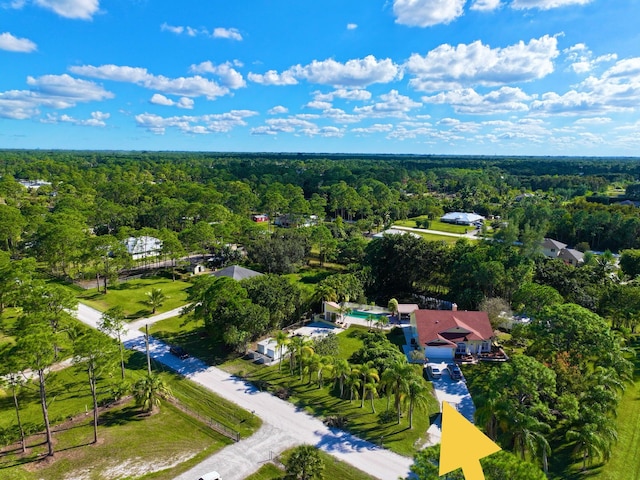 17976 88th Rd N, Loxahatchee, FL 33470 - bird's eye view of a heavily wooded area