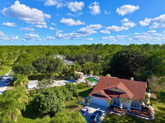 17976 88th Rd N, Loxahatchee, FL 33470 - view of subject property with a heavily wooded area