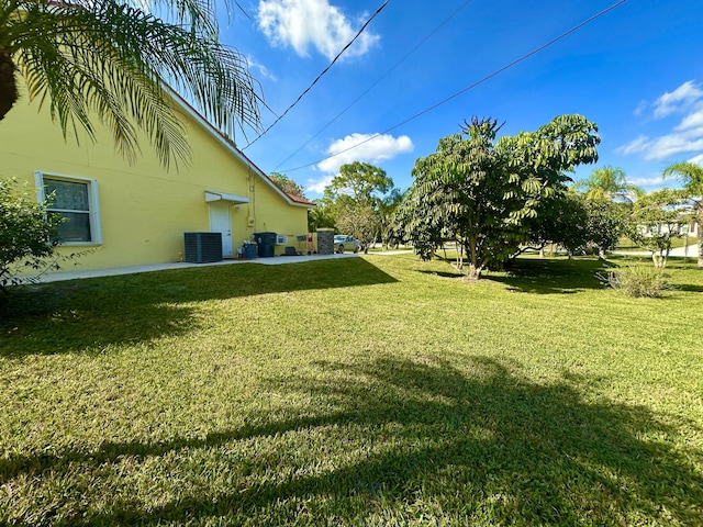 17976 88th Rd N, Loxahatchee, FL 33470 - view of green lawn with central AC unit