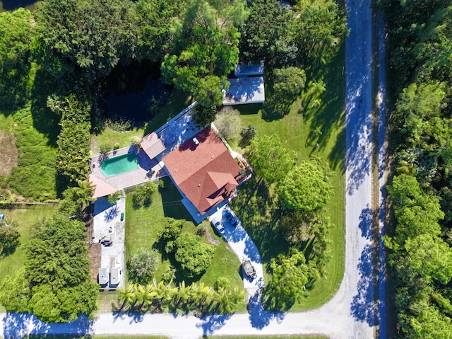 17976 88th Rd N, Loxahatchee, FL 33470 - aerial view of a pool area