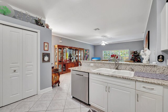 kitchen with sink, white cabinetry, and stainless steel appliances