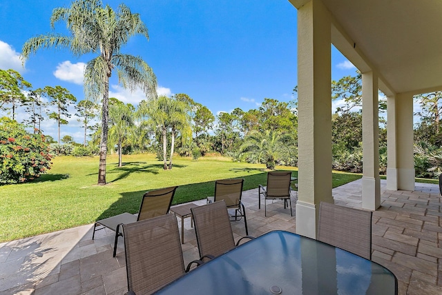 view of patio