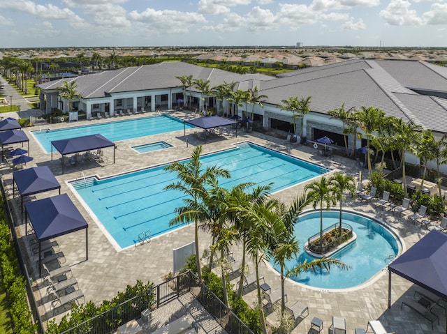 view of pool