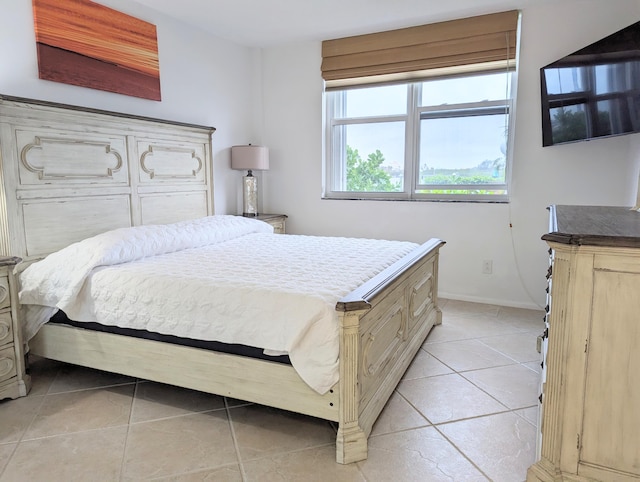 view of tiled bedroom