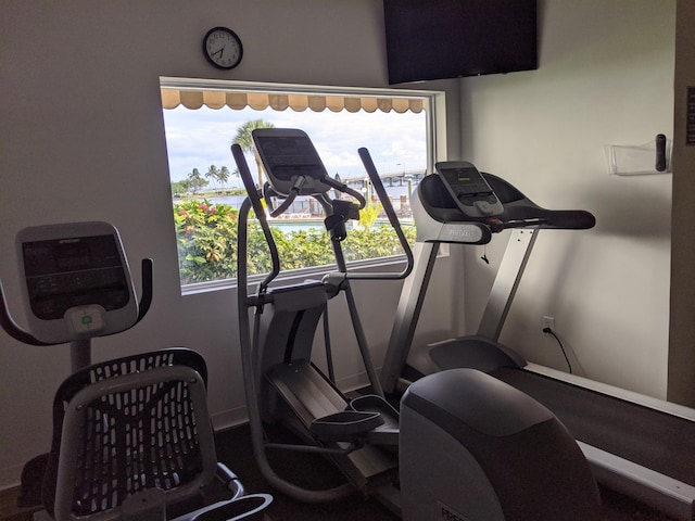 view of workout room