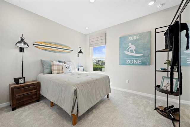 11966 SW Macelli Way, Port Saint Lucie, FL 34987 - carpeted bedroom featuring baseboards and recessed lighting